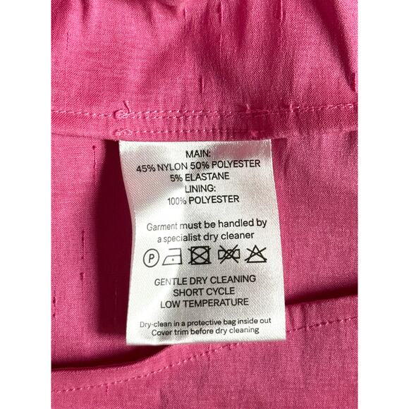 NWT Rachel Gilbert Pink Marco Gown Maxi Gala Formal Black Tie Bow Dress Size 2 - Picture 9 of 10